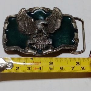 Vintage 1982 serial number 606 Harley Davidson belt buckle.